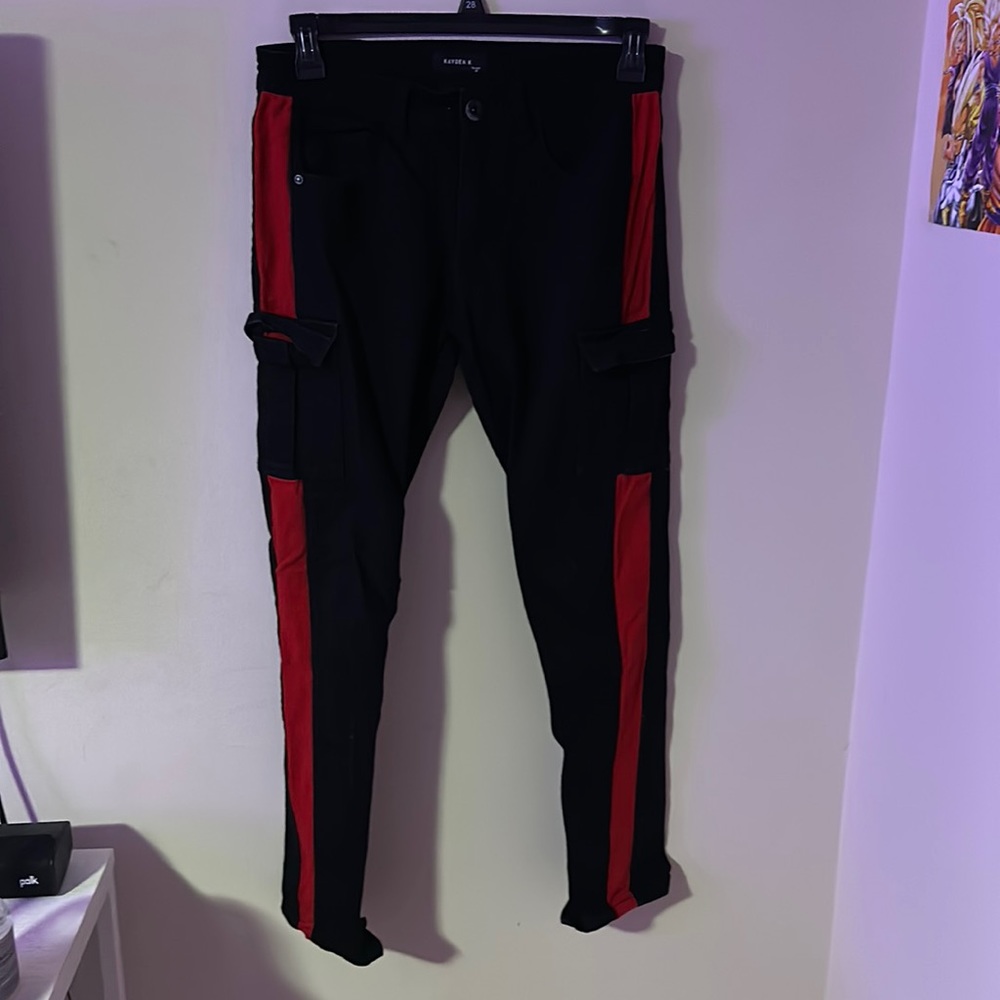 Kayden NYC Designer Cargo Jeans